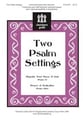 Two Psalm Settings Unison/Two-Part choral sheet music cover